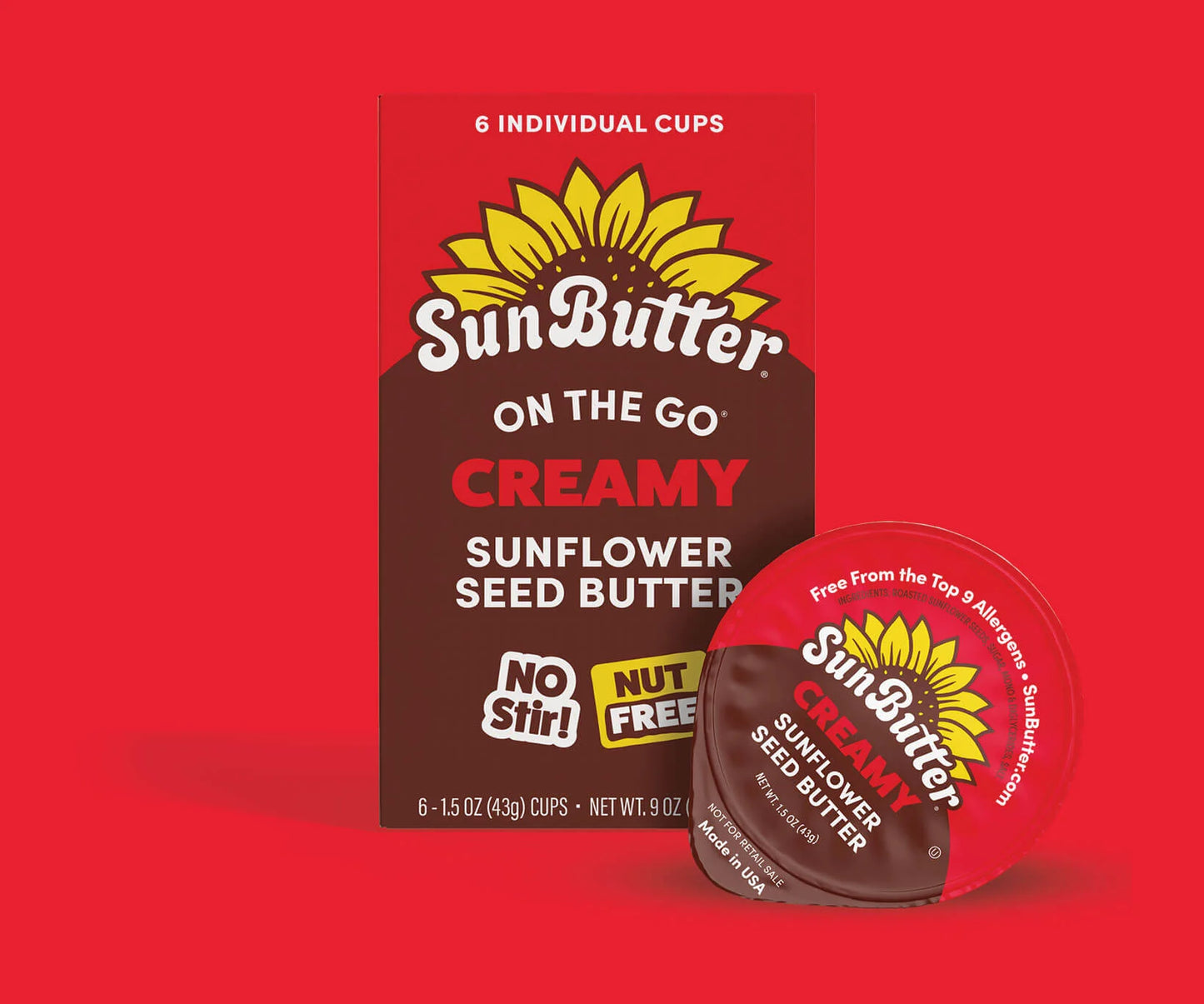 Creamy On the Go™ SunButter® Cups