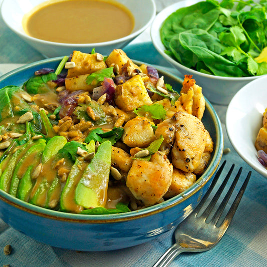 Buddha Bowl With SunButter Thai Sauce