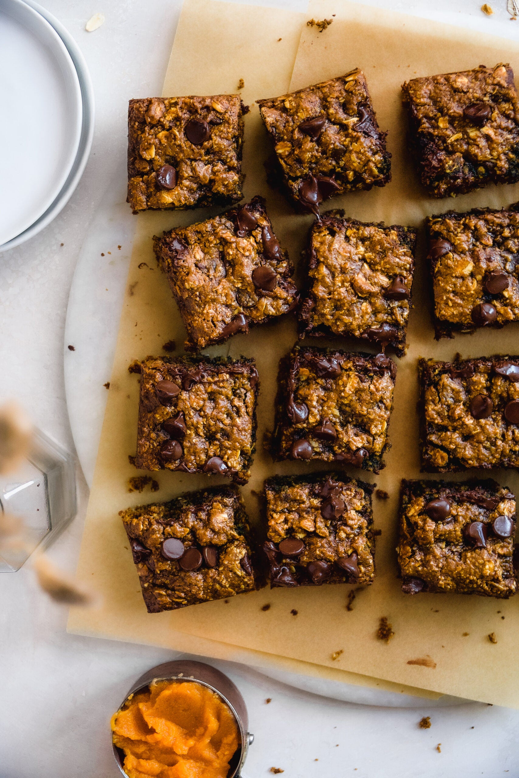 Oatmeal Chocolate Chip Gluten Free Pumpkin Bars – SunButter®