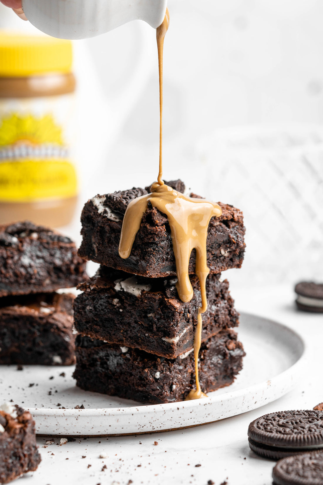 Oreo SunButter Brownies