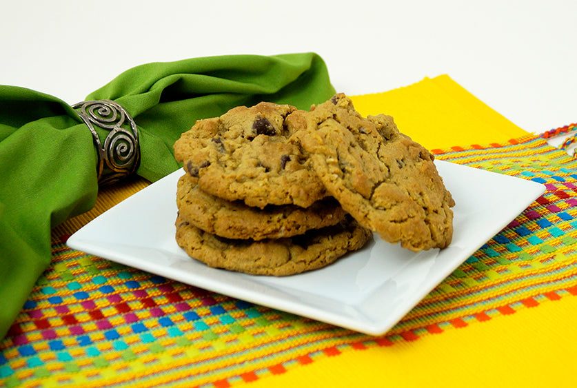 SunButter Chocolate Chip Oatmeal Cookies