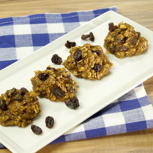 Easy SunButter Banana Oatmeal Cookies