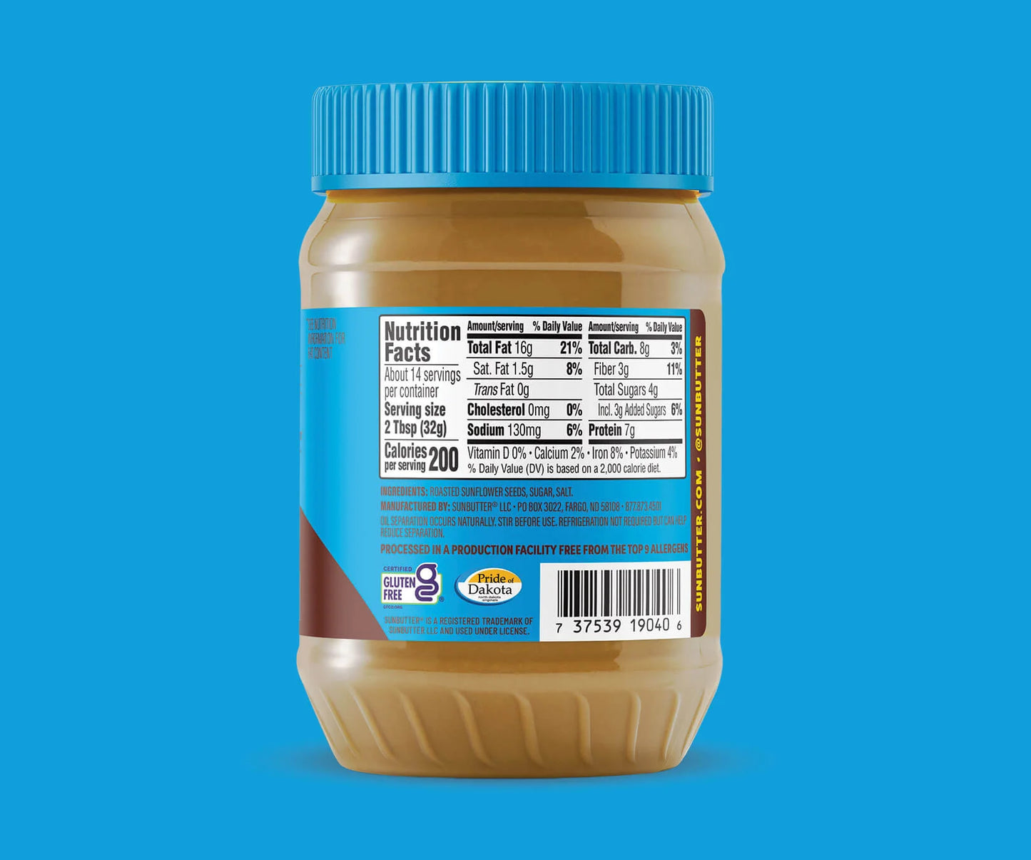 Crunchy SunButter® Sunflower Seed Butter