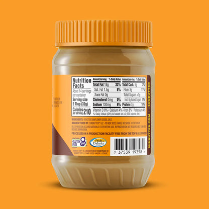 No Sugar Added SunButter® Sunflower Butter