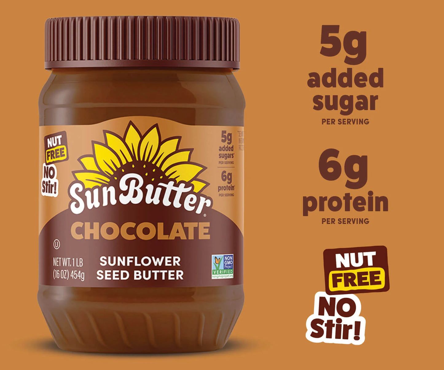 Chocolate SunButter® Sunflower Seed Butter