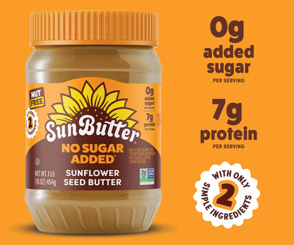 No Sugar Added SunButter® Sunflower Butter