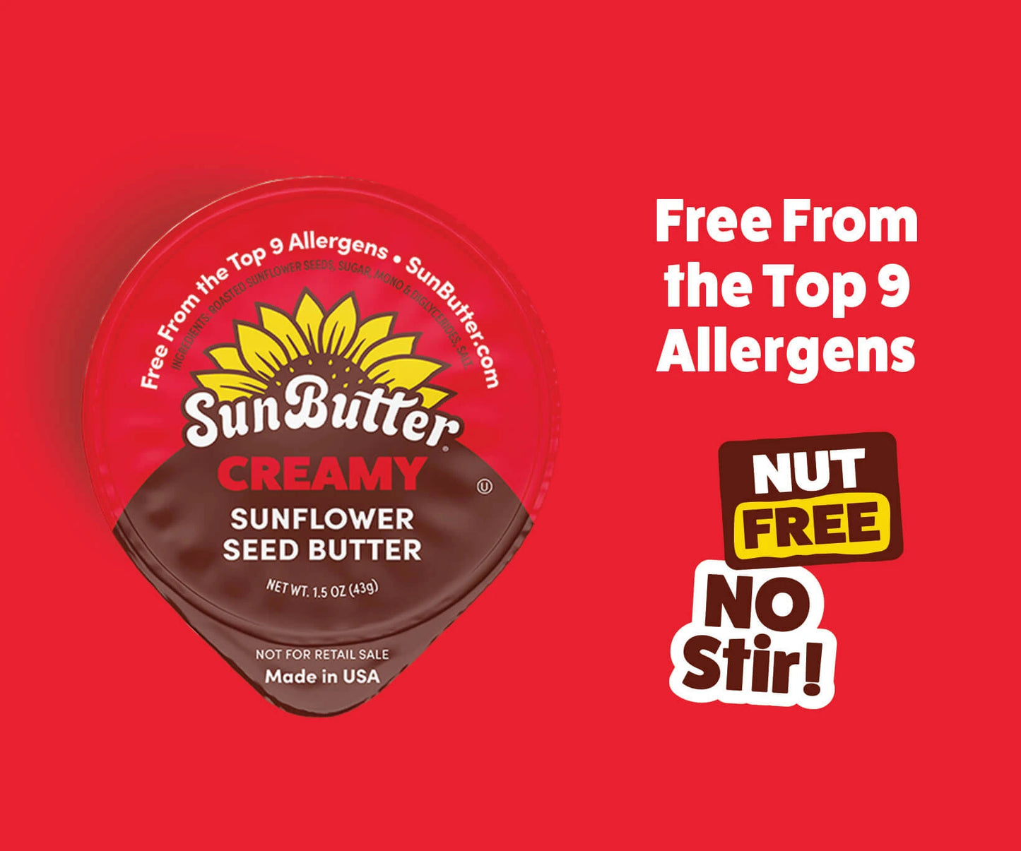 Creamy On the Go™ SunButter® Cups