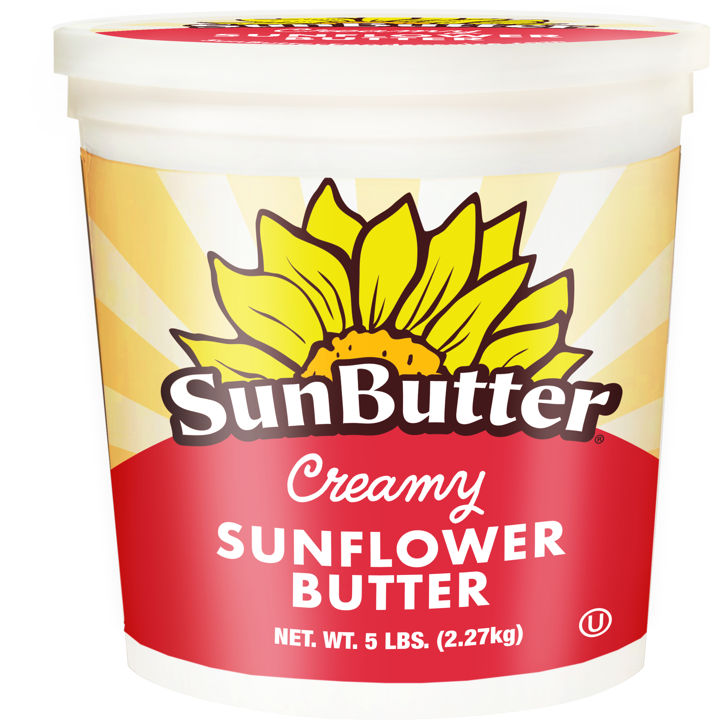 5 pound tub of creamy sunbutter