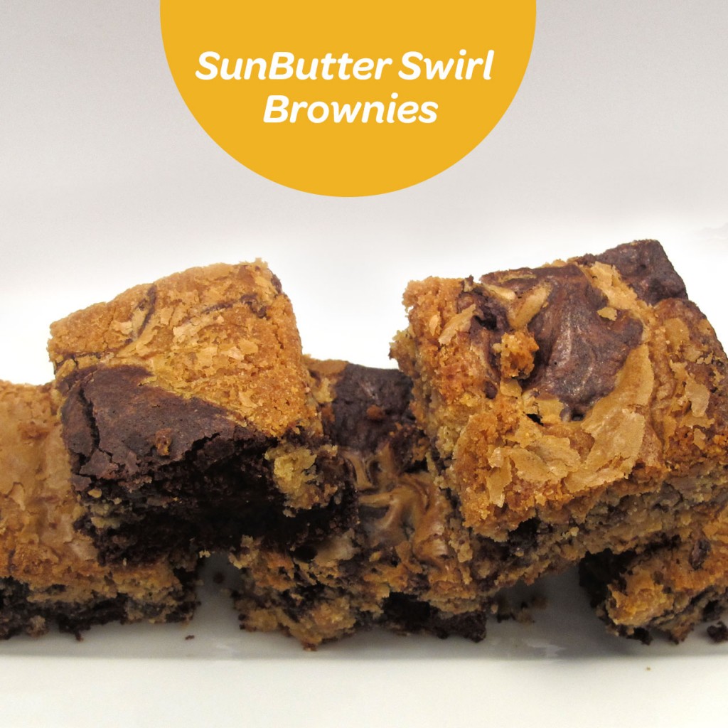 SunButter Swirl Brownies