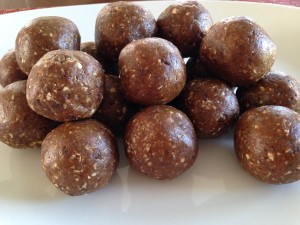 No Bake SunButter Chocolate Chip Cookie Dough Balls - Meaghan Grettano