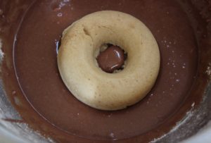 Chocolate Glazed SunButter Donuts - Amira Azimi