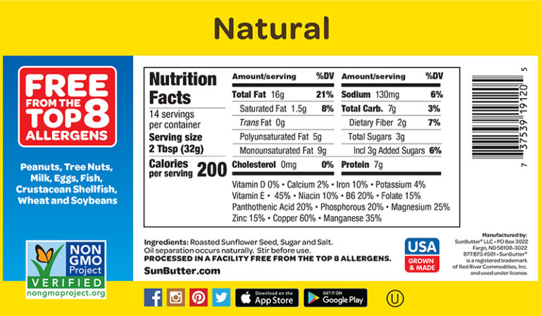 energy bits nutrition facts